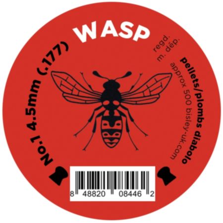 Bisley Wasp Pellets No1 Red .177 4.5mm Pellets - Pack of 500